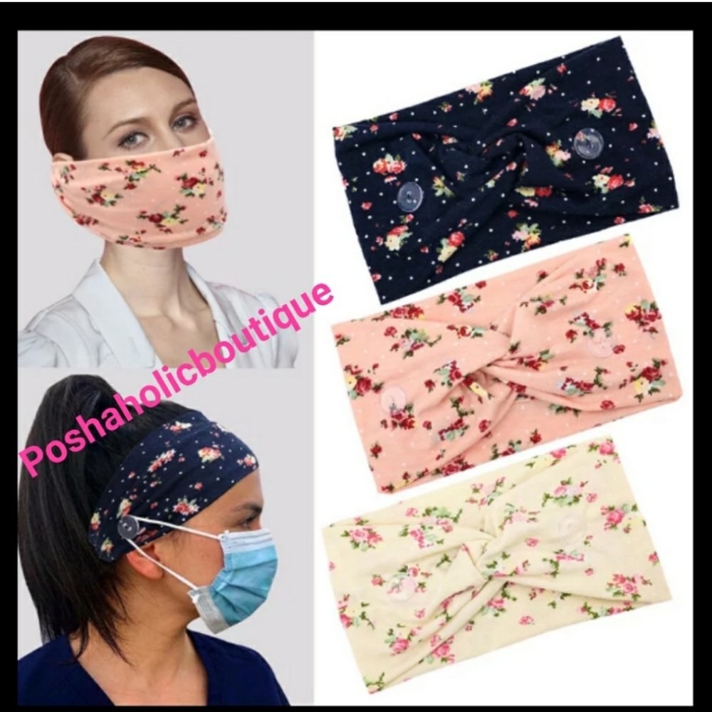 3 pcs Floral Headband